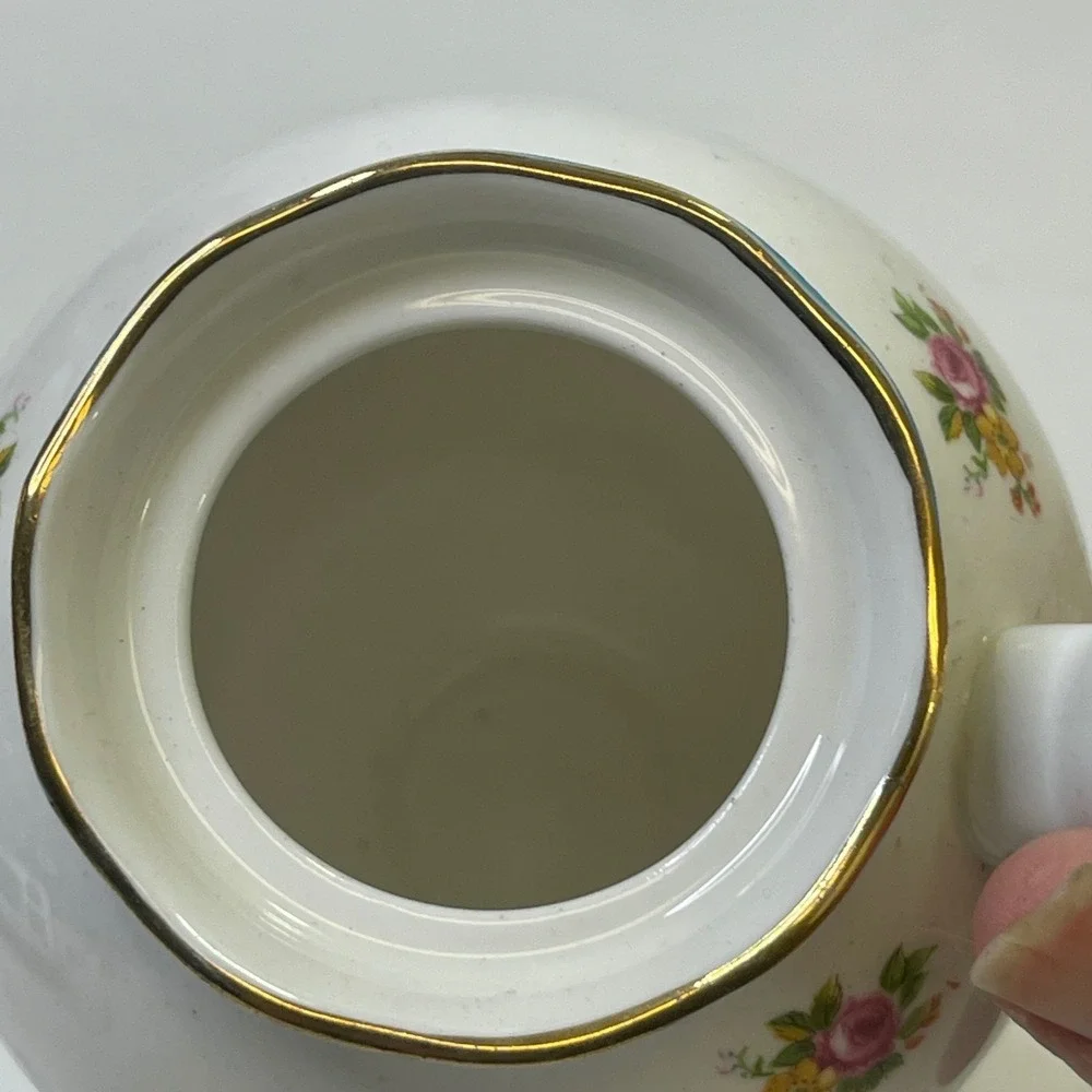 Royal Albert Chelsea Bird Coffee Set Pot 4 Demitasse Cups Saucers Bone China